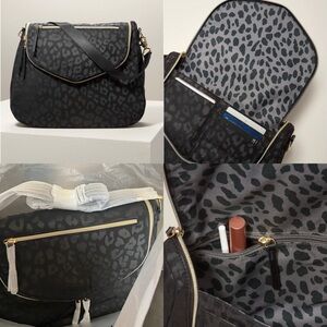 - New in packaging Stella & Dot lady boss hobo black bag Purse tote